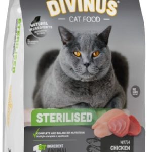 דיווינוס סטרלייזד – מזון סופר פרימיום לחתולים מעוקרים - 10 ק"ג