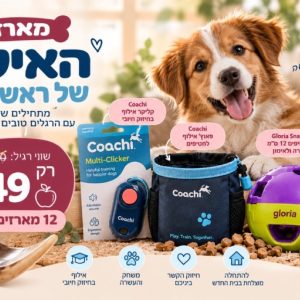 ערכת האילוף של Hipopo עם קליקר פאוץ' וכדור חטיפים
